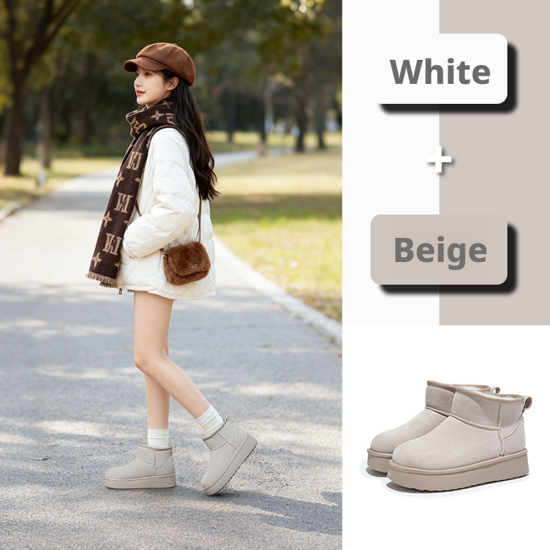 New Thick soled Shining Snow Boots for Women 047