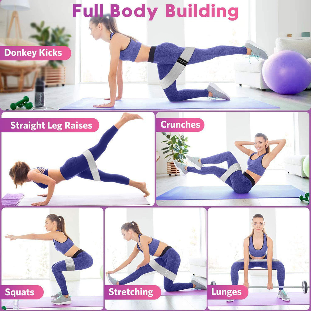 Deep squat, hip hugging, yoga resistance band, hip massage, beautiful buttocks, anti slip, bodybuilding, circular elastic band 401