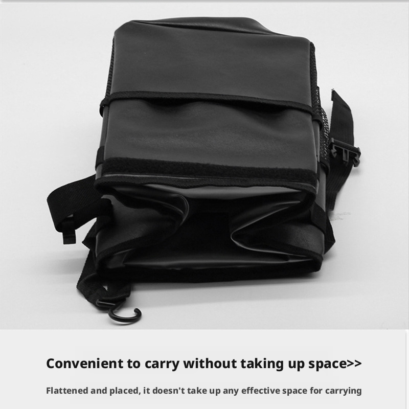 Car trash bin Oxford cloth multifunctional foldable hanging flip waterproof car storage bin 356