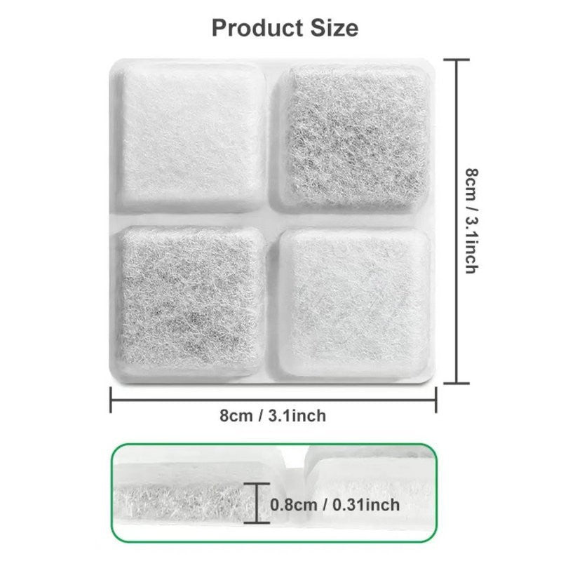 White motion feeder desiccant, pet food preservative, replacement of moisture absorbing and anti filter element 322