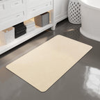 Soft diatomaceous earth absorbent mat  toilet door anti-slip quick-drying mat 018