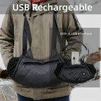 Autumn and winter ice fishing, outdoor camping, heated warm gloves 153