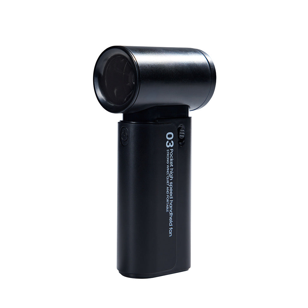 Super High-speed Pocket Fan Cross-border High-speed Small Fan Handheld Portable Charging Fan 001