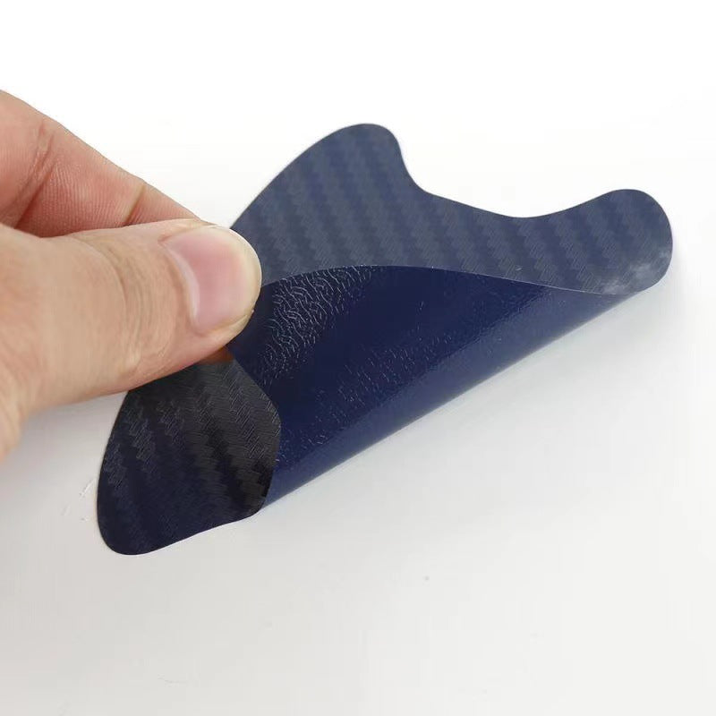 Carbon fiber handle sticker car door bowl sticker scratch car sticker handle protective film 400