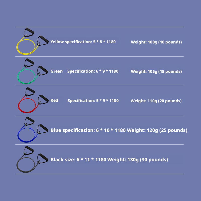 Adjustable Exercise and Fitness Multi functional Yoga Pulling Rope Strength Elastic Device 433