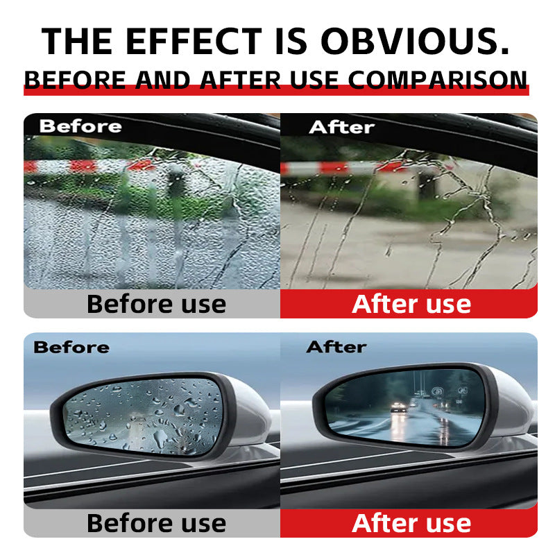 Car front windshield rainproof agent, rearview mirror lotus effect glass water repellent 380