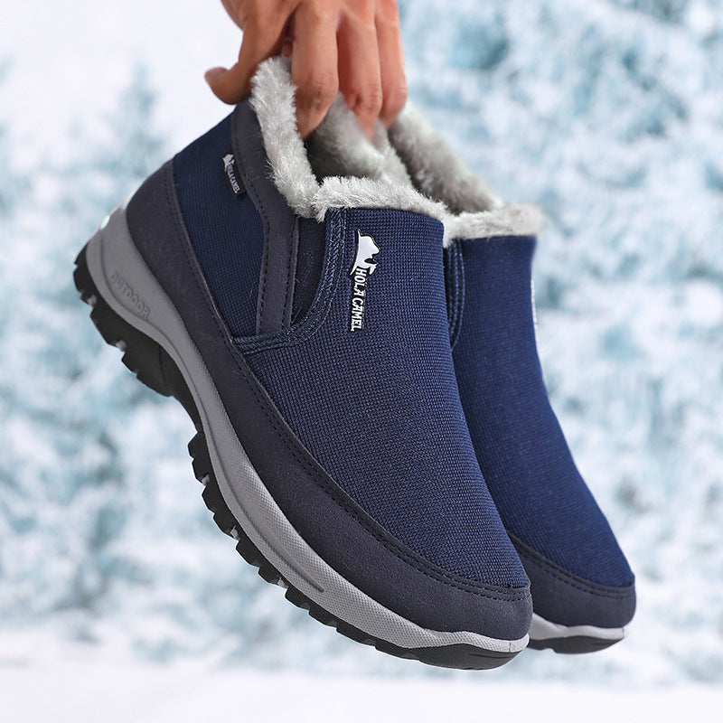 Outdoor men's cotton shoes spring new style for middle-aged and elderly leisure sports 052