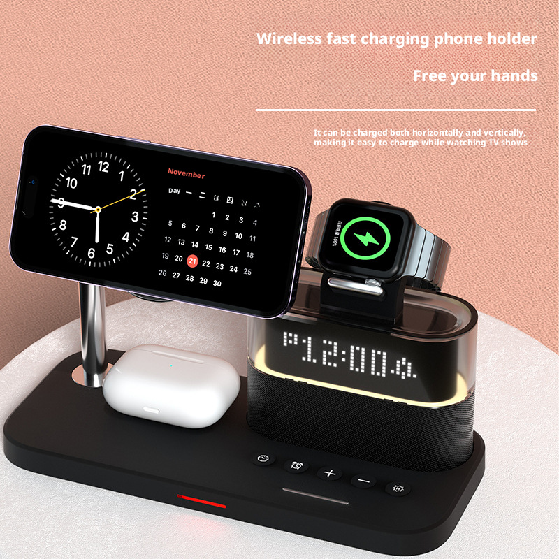 Magnetic wireless charger suitable for Apple phones, headphones, and watches 135