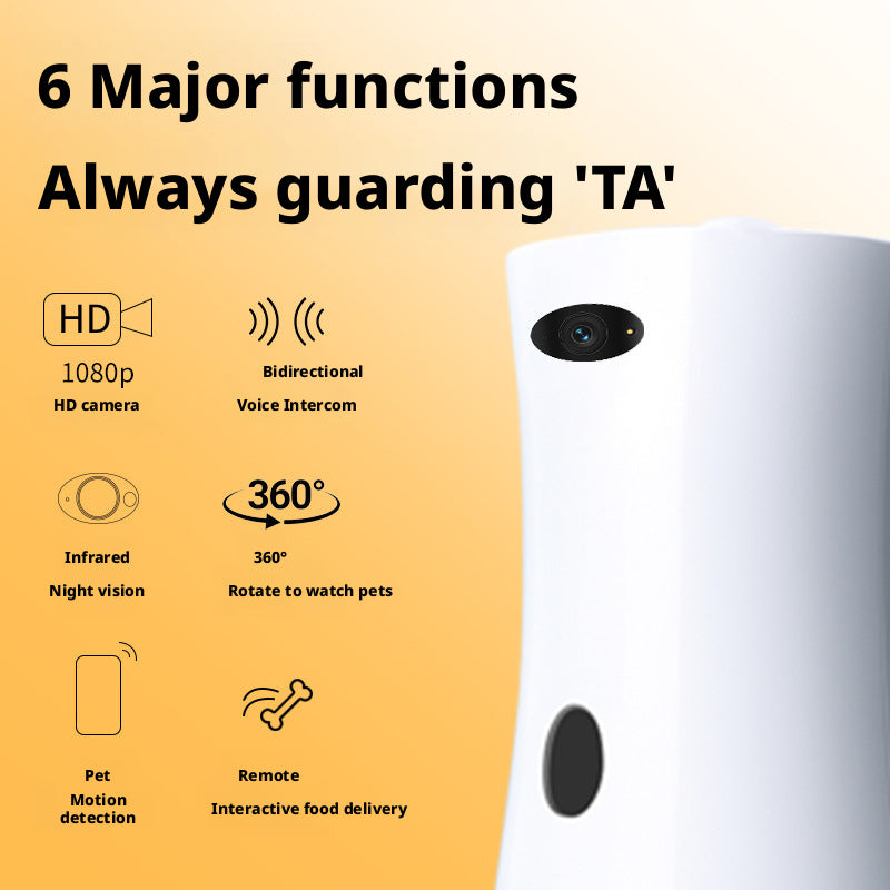 Intelligent pet camera, automatic feeder, bullet feeding, laser teasing for pets 317