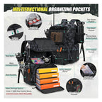 Camouflage fishing gear backpack fishing bag with fishing rod holder kettle fishing gear 158