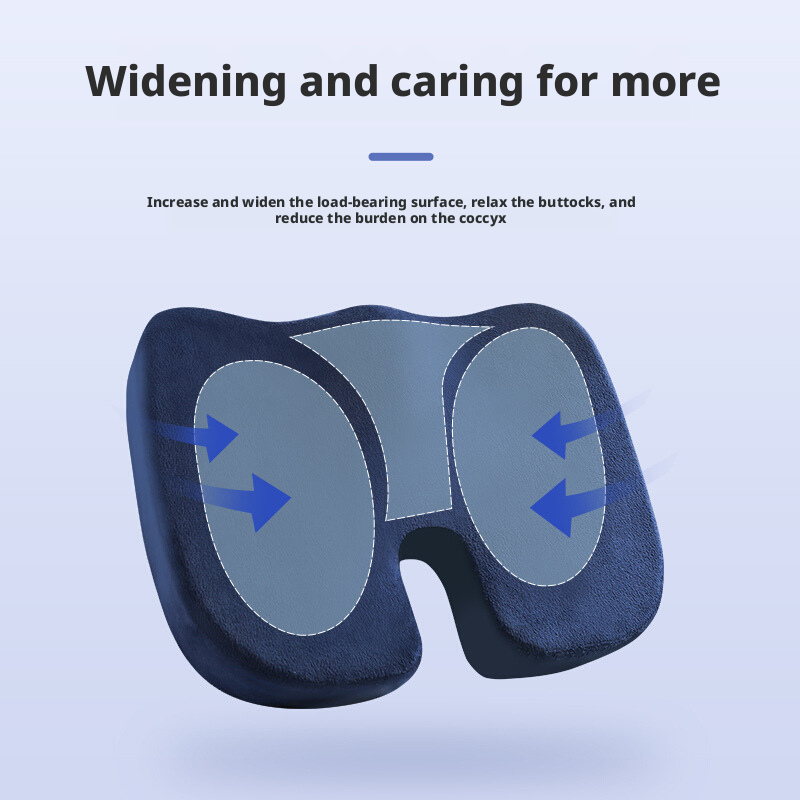 Slow rebound memory cotton U-shaped seat cushion for office cars, beautiful buttocks, and pregnant women's seats 448