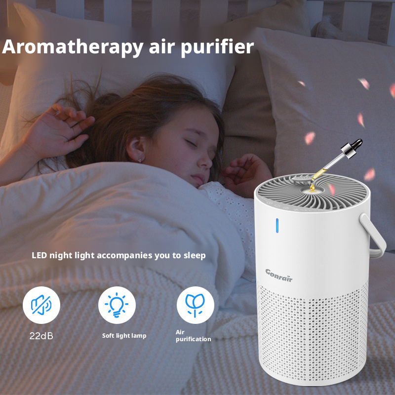 Home desktop air purifier touch based odor and smoke removal 325