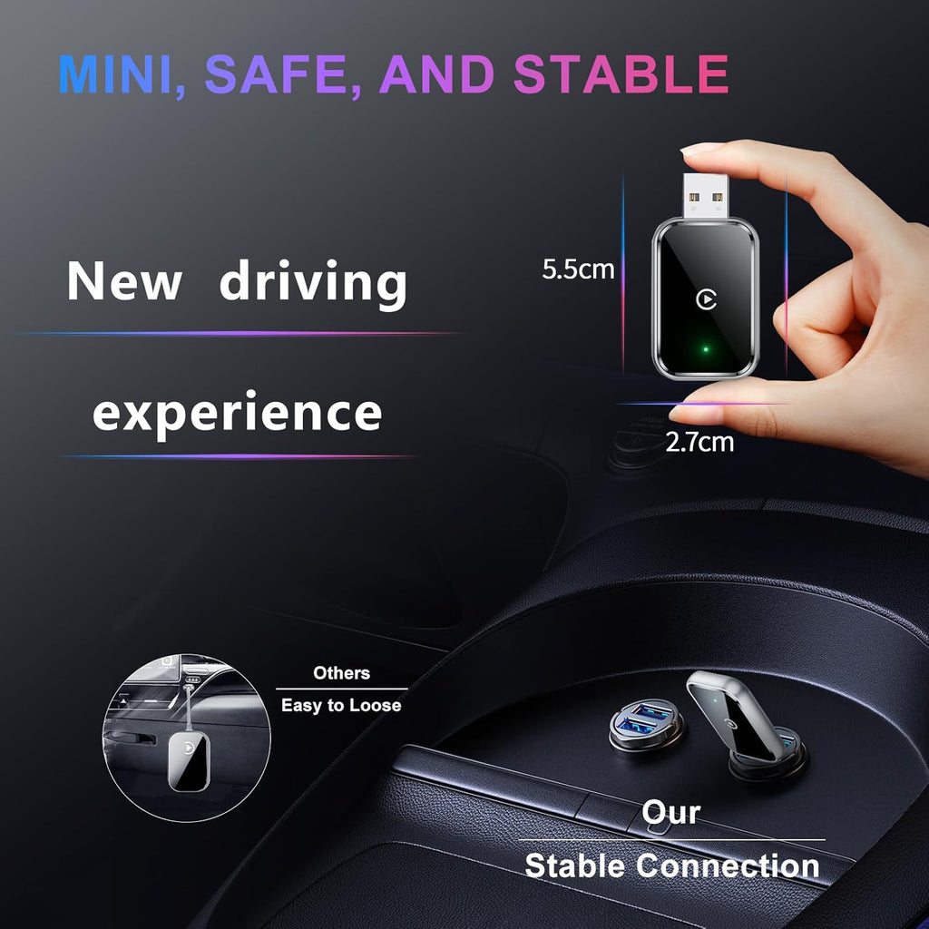 CarPlay Box wired to wireless high-definition intelligent navigation car converter 378