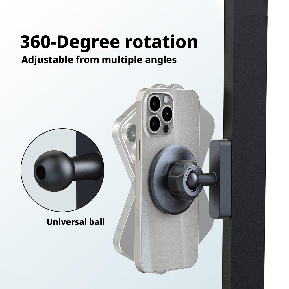 New gym lazy double-sided magnetic phone holder, super strong N52 magnet golf cart phone holder 420