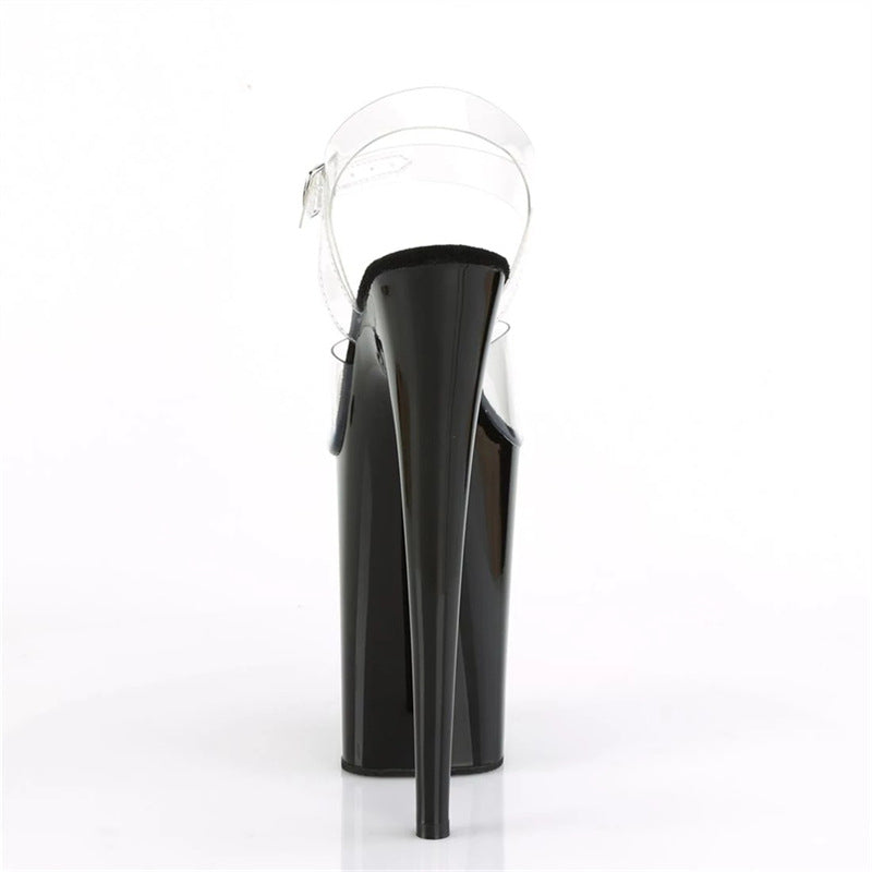 23cm transparent high heels for women with slim heels 110