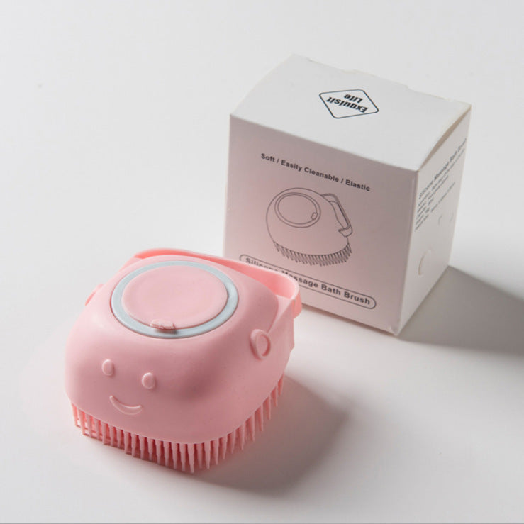 Pet dog silicone bath brush cleaning and care baby bath massage brush 341