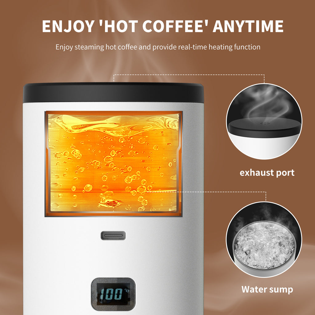 Outdoor wireless portable Italian coffee machine, car mounted electric Italian espresso capsules, small and portable 099