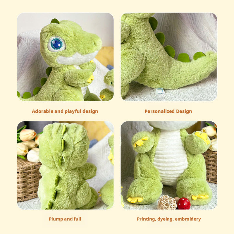 Creative New Green Tyrannosaurus Rex Plush Toy Doll Cartoon Dinosaur Pillow Doll Boy Gift 195