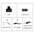 High definition 4G remote monitoring driving recorder with front and rear dual recording night vision 243