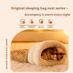 Winter and Autumn Thermal Cat House Sleeping Bag with Hole for Small Kitten 033