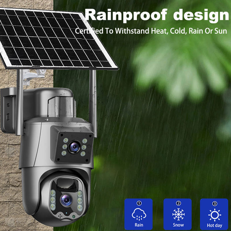 8MP Ultra Clear Solar Camera 4G Home Use 163