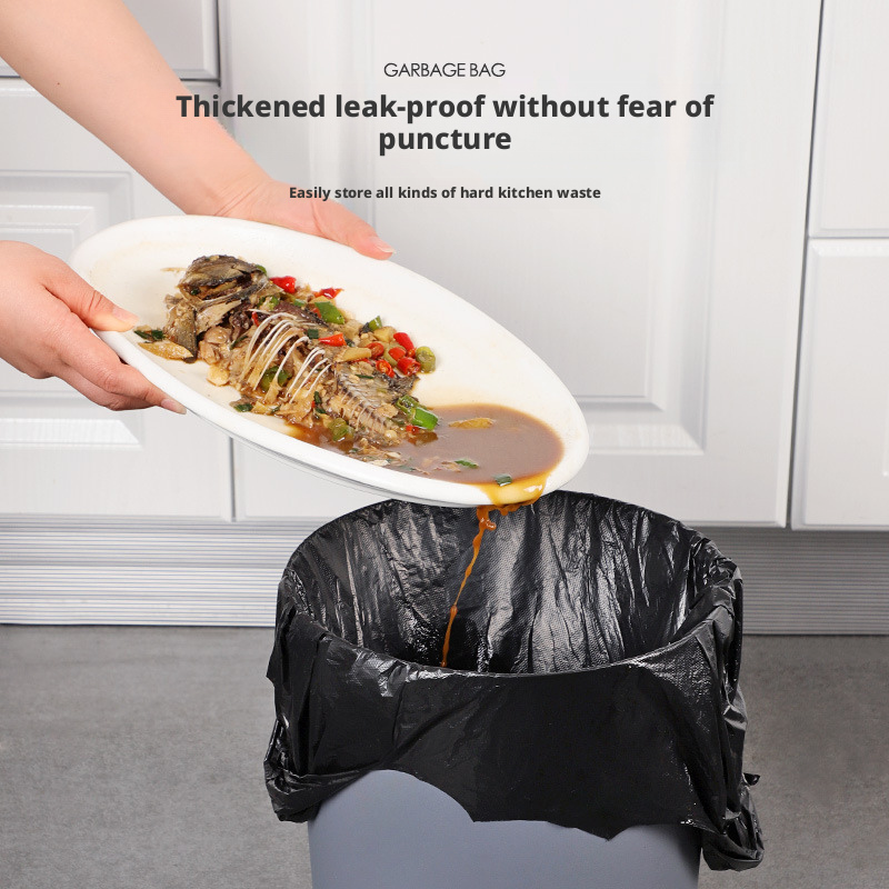 Household garbage bags economical pack thickened portable suitable for office use 022