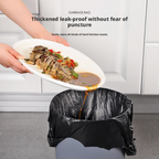 Household garbage bags economical pack thickened portable suitable for office use 022