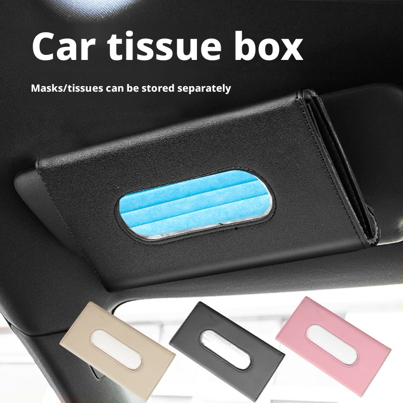 Car paper towels, leather upholstery, backrest, car mounted sunshade, paper towel box 361