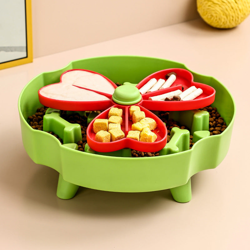 Dog puzzle toy feeder anti choking training bowl slow food bowl 340