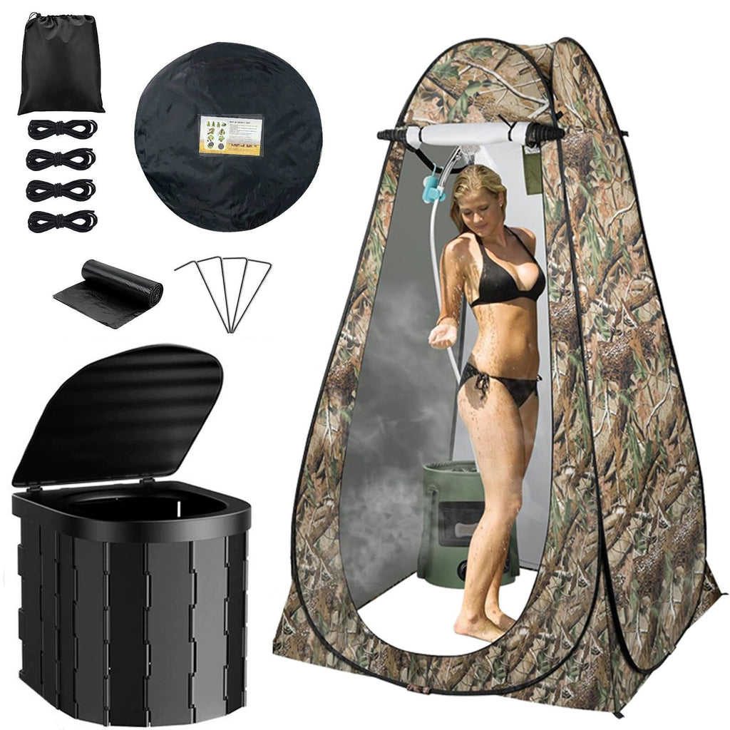 Outdoor shower tent, portable camping toilet, changing room shower 513