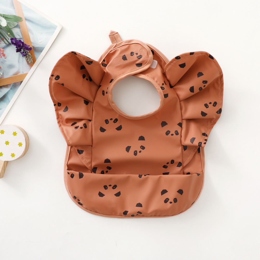 100 children's overalls with reverse dressing PU bibs 193