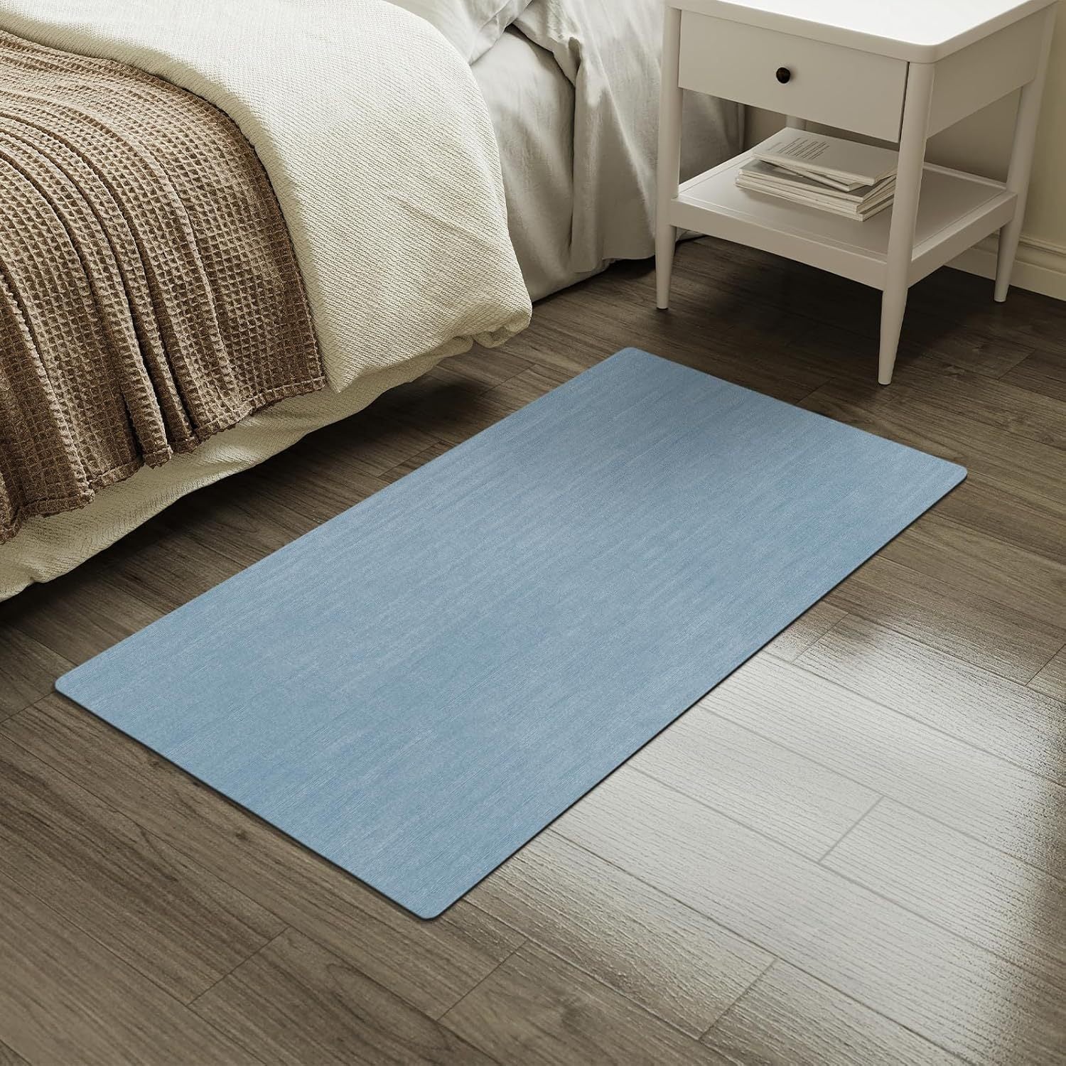 Soft diatomaceous earth absorbent mat  toilet door anti-slip quick-drying mat 018