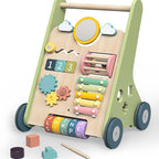 Learn walking toys with wheels and wooden baby strollers 6-12 months old 205