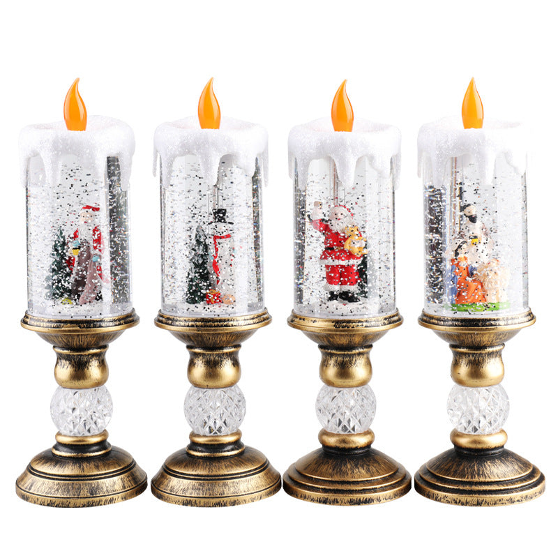 Christmas decorations candle lights Christmas crystal lights 132