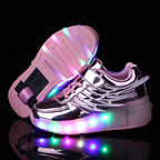 Walking shoes LED children's shoes ultra light automatic luminous shoes 098