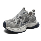 Genuine leather dad shoes with thick soles and internet famous sports and leisure shoes 122