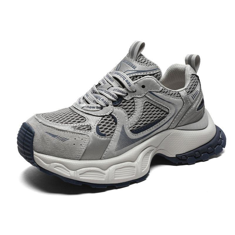 Genuine leather dad shoes with thick soles and internet famous sports and leisure shoes 122