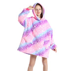 Hooded hoodie blanket for warmth, lazy person, TV blanket 204