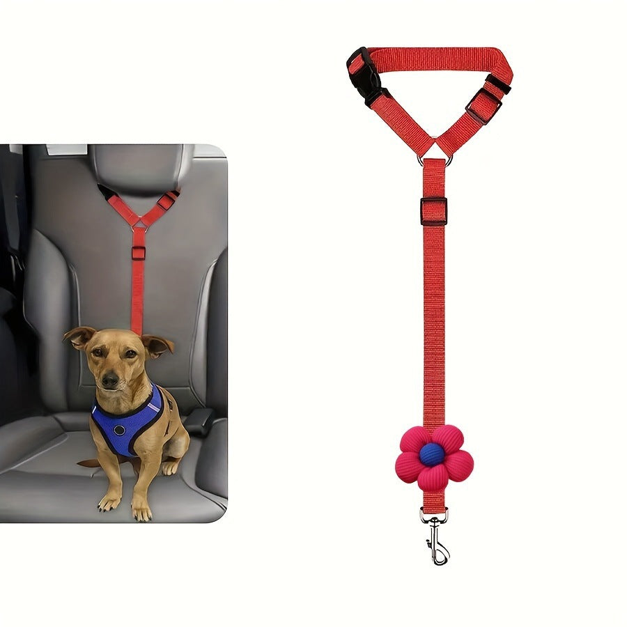 Pet supplies, car safety harness, circular dog leash 348