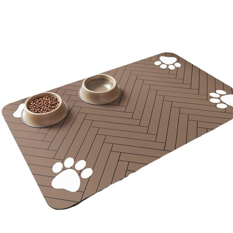 Diatom mud pet feeding splash proof pad for cats and dogs, universal 303
