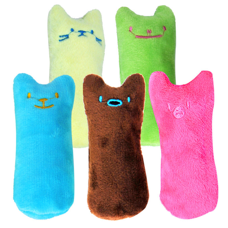 Thumb mint cat toy, cat face expression, pet plush toy 220