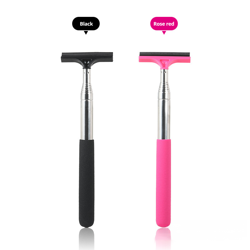 Car rearview mirror wiper with telescopic multifunctional wiper 381