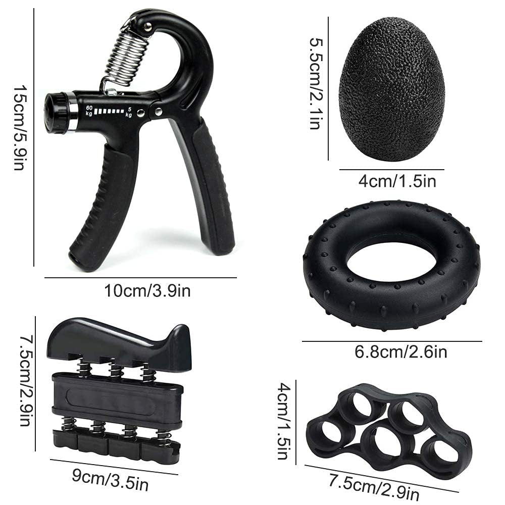 Adjustable Grip Trainer Set Hand Trainer Grip Ring Finger Trainer Combination 427
