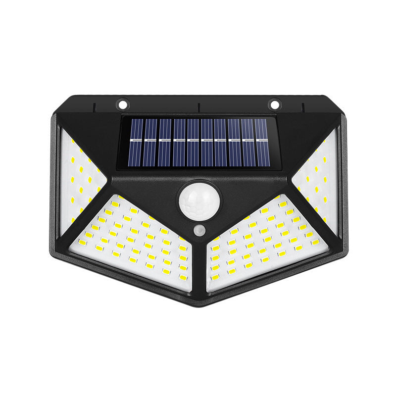 Solar powered human body induction lamp outdoor courtyard street light 042