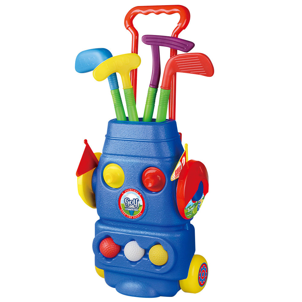 Children's golf toy boys' telescopic suitcase 231