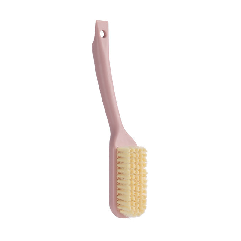 Household long-handled shoe brush hangable plastic shoe washing brush 021