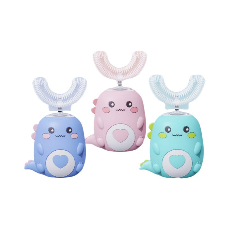 Children's electric toothbrush U-shaped baby sound wave soft fine hair 2-12 years old teeth guard 176
