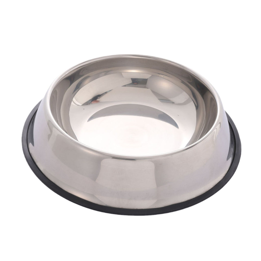 Dog bowl, dog bowl, anti knock stainless steel cat bowl, dog water bowl, rice bowl 328
