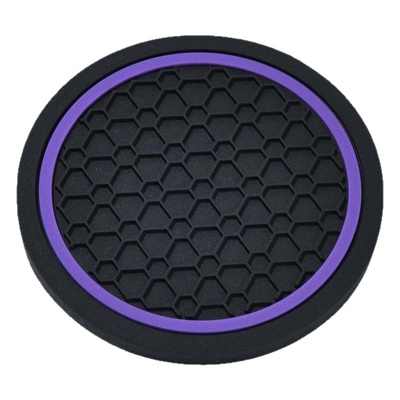 Single circle honeycomb patterned coasters, anti slip mats, car coasters, car coasters 385