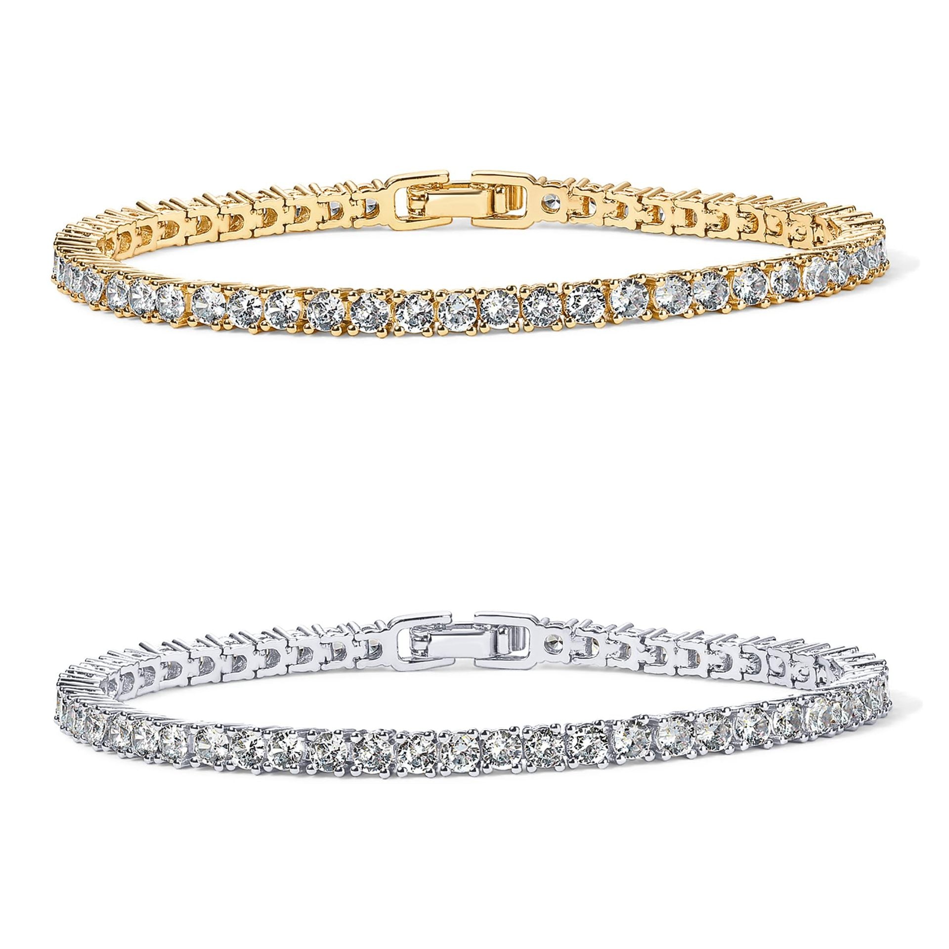 Full Diamond Single Row Tennis Bracelet 281